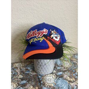 Vintage 90s Terry Labonte Kelloggs Tony the Tiger Frosted Flakes Snapback Hat